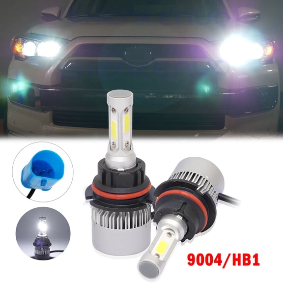 For Toyota 4Runner 1992-1995 6000K 2X 9004 LED Headlight High/Low Beam Bulbs Kit