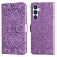 thumbnail image 1 of Funda tipo cartera GANGXUN para Samsung Galaxy A54 5G , diseño girasol, cuero PU, soporte, cierre magnético, tarjetero, 1 of 5