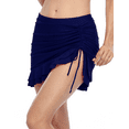 thumbnail image 7 of Firpearl Women's Swim Skirt Ruffled Bikini Bottoms Drawstring Swimsuit Bottom, 7 of 7