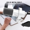 thumbnail image 5 of FIFINE K688 USB XLR Studio Microphone for PC Computer Recording, Podcast Dynamic Microphone with Clear Audio for Gaming, Streaming, Headphone Jack for Monitor, Mute Button, Gain Control, White, 5 of 8