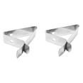 thumbnail image 1 of 2 Pcs Stainless Steel Thermometer Clip Cup Holder for Coffee Barbeque Kitchen, 1 of 1