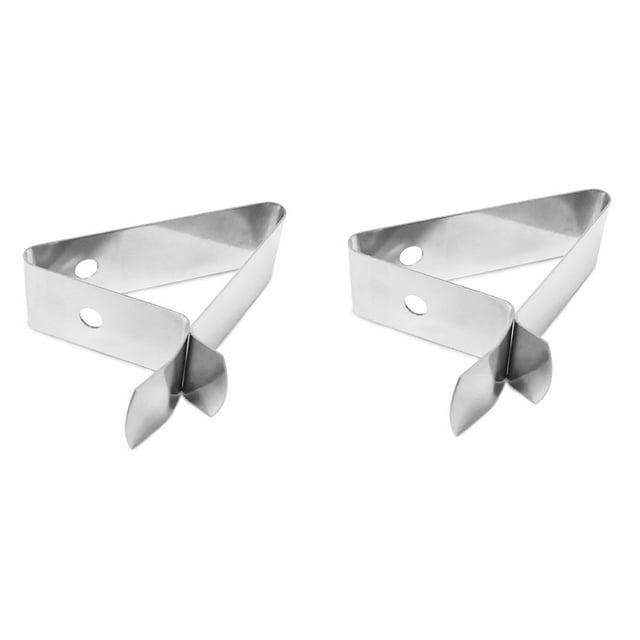 2 Pcs Stainless Steel Thermometer Clip Cup Holder for Coffee Barbeque Kitchen