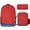 Color-2, variant on Spider Man Suit Emblem_2 Backpack Student BookBag Bag Shoulder Bags 3ps Insulated Lunch Bag Pencil Case