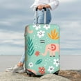 thumbnail image 7 of Hirioo Elephant and Flowers for Elasticity Suitcase Cover (No luggage Included) Durable Luggage Protector Fits 18-32 Inch Luggage-Small, 7 of 7