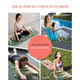 thumbnail image 7 of Green Cactus Yoga Towel for Hot Yoga Non Slip, Watercolor Summer Botanical Beige Yoga Mat Towel Absorbent Yoga Sweat Towels Microfiber Hot Yoga Blanket for Bikram Pilates 26"x70", 7 of 7
