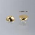 thumbnail image 2 of REGALWOVEN AB Flat Back Pearls Loose Half Round Resin Pearl Beads DIY Crafts Making Shoes Costume Metallic Gold Tone, 2 of 5