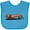 Turquoise, variant on Inktastic Little Red Doxie Boys or Girls Baby Bib