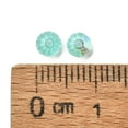 thumbnail image 5 of 24 pc Preciosa® Beads Czech Bicone(451 69 302 Rondelle) 50005 200 Caribbean Sea AB 4mm Hole: 0.8mm, 5 of 5