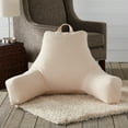 thumbnail image 2 of Jumbo Cream Polyester Bed Rest Pillow, 2 of 6