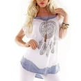 thumbnail image 2 of Orqqct Women Dream Catcher Tee Short Sleeve Round Neck Casual Loose Tops, 2 of 5