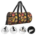 thumbnail image 3 of Balery Colorful Maple Leaves Bolsa de Gimnasio para Mujeres y Hombres, Bolsa de Viaje Impermeable, Bolsa de Fin de Semana con Compartimento para Zapatos y Bolsillo Húmedo, 3 of 6