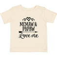thumbnail image 3 of Inktastic Memaw and Papaw Love Me Girls Baby T-Shirt, 3 of 5