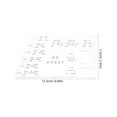 thumbnail image 2 of WEUVEB Acrylic Braille Label Card for Outdoor Use Portable Assistive Device for Accurate Currency Recognition, 2 of 8