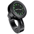 thumbnail image 1 of GAXIRE Clock for Motorcyclists Black Plastic Digital Clock for Bike 1Set Durable, 1 of 8