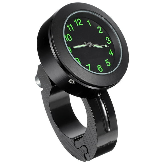 TOYMYTOY Small Digital Clock Motorcycle Lightweight Black 1Set Motorcyclists Motorcycle Riding