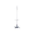 thumbnail image 1 of Safco Chrome Standing Coat Rack with Umbrella Stand, 1 of 1
