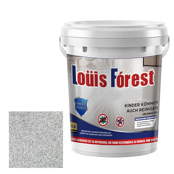 High Gloss Epoxy Floor Coating - Non-Slip Durable Floor Paint For Garage, Basement & Concrete Surfaces, Professional Finish