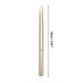 thumbnail image 2 of Unique Bargains 1 Pc Double Head Lip Brush for Business Travel Gold Tone Synthetic Fiber Hair Metal, 2 of 5