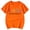 Orange, variant on Kids Shirts Boys and Girls Short Sleeve T Shirt Summer Round Neck with Letter Print for Children Black 3 Years-4 Years