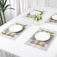 thumbnail image 7 of Unique Bargains 6 Packs Print Placemats for Dining Table Decor Gray, 7 of 7