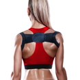 thumbnail image 3 of Posture Corrector For Women Men Back Brace Pain Relief Shoulder Support Adjustable Back Straightener （Black）, 3 of 6