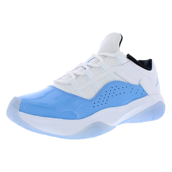 Nike Air Jordan 11 Comfort Low GS Boys Shoes Size 5.5, Color: White/University Blue/Black
