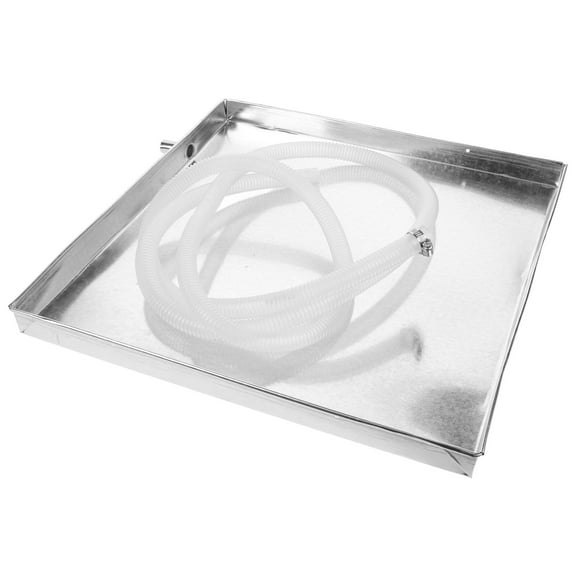 WEUVEB Air Conditioner Drip Tray, Silver, Sturdy Material, Compatible with Various Ac Models, Home Use