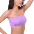 thumbnail image 2 of Seyurigaoka Women Bra Removable Padded Top Stretchy Seamless Bandeau Tube Tops, 2 of 7