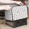 thumbnail image 6 of KLL Color Ships Print 2 Slice Toaster Dust Covers Kitchen Small Appliance Cover with 2 Pockets,Can hold Jam Spreader Knife & Toaster Tongs (11.4 x 7.9 x 7.5), 6 of 6