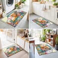 thumbnail image 4 of 2x3 Ft Entryway Area Rug, Pig Cow Horse Kitchen Rug Runner Washable Floor Mat, Farmhouse Truck Farm Cabin Botanical Floral Non Slip Indoor Door Mat Throw Carpet for Bathroom Living Room Bedroom, 4 of 8