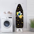 thumbnail image 4 of HELLHERO Panda Rocket Design Ironing Board Cover Replacement Elastic Edge Easy to Install Polyester Fiber Fabric 15"x54", 4 of 6