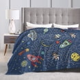 thumbnail image 5 of Cat Space Astronaut Blanket, Fluffy Soft Cozy Blanket Flannel Plush Microfiber Couch Throw, Bedding, 50"x40", 5 of 7