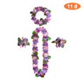 thumbnail image 4 of Leis hawaianos , colgantes decorativos Leis decoración adornos para cumpleaños baile celebraciones vacaciones Soledad Leis hawaianos, 4 of 10