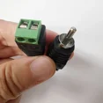 thumbnail image 2 of Installercctv Rca Male Plug To Av Screw Terminal, Wire To Rca Adapter 10Pcs, 2 of 5