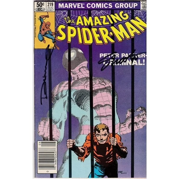 Amazing Spider-Man #219 Signed Jim Shooter Denny O'Neil