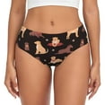 thumbnail image 1 of Balery Labrador Retriever Dog Ropa Interior de Algodón para Mujer con Dibujo – Braguitas Cómodas y Elásticas, Estilo Clásico-X-Large, 1 of 6