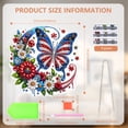 thumbnail image 2 of Butterfly Diamond Art Hanging Kit, Acrylic Suncatcher for Window Decor, DIY Gem Painting Pendant for Home, Wall Art Ornament, Moon Pattern, 9.6 x 9.5 Inches, 2 of 11