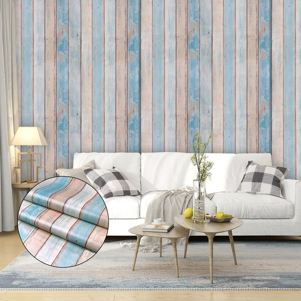 Home Cal Wood Peel and Stick Wallpaper Roll Waterproof SelfAdhesive