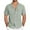 Mint Green, variant on FBMDBB Men's Casual Fashion Solid Color Loose Trendy Pocket Linen Short Sleeved Shirt Colla Shirt Denim Shirt Jacket
