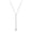 Silver, variant on Bead Bolo Tie Pendant Necklace Silver Clavicle Chain Choker Simple Cool Necklace for Women Daily Wear And Gifting