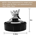 thumbnail image 5 of 6 Fins Blender Blade Extractor Blade Replacement for BL660 BL663 BL663CO BL665Q BL740 BL770 for 16, 5 of 5