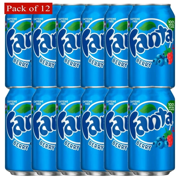 Fanta Berry 12oz Cans, Pack of 12 ($2.75 ea. Can)