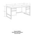 thumbnail image 2 of Sauder Manhattan Gate Engineered Wood Executive Desk in Mystic Oak, 2 of 11