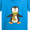 thumbnail image 4 of Inktastic Cute Penguin, Little Penguin, Penguin with Scarf Youth T-Shirt, 4 of 5