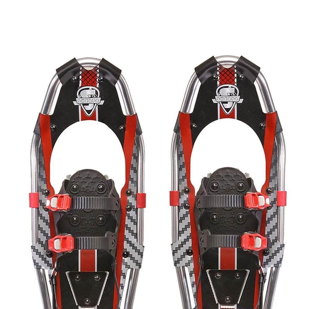 Yukon Charlie's Sherpa Series Snowshoe 8 x 25 Inches, Orange/ Gray 80