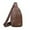 Brown, variant on SLYNSHome Sling Bag For Men Women Shoulder Backpack Chest Bags Crossbody Daypack With Earphone Hole For Hiking Camping Outdoor Trip