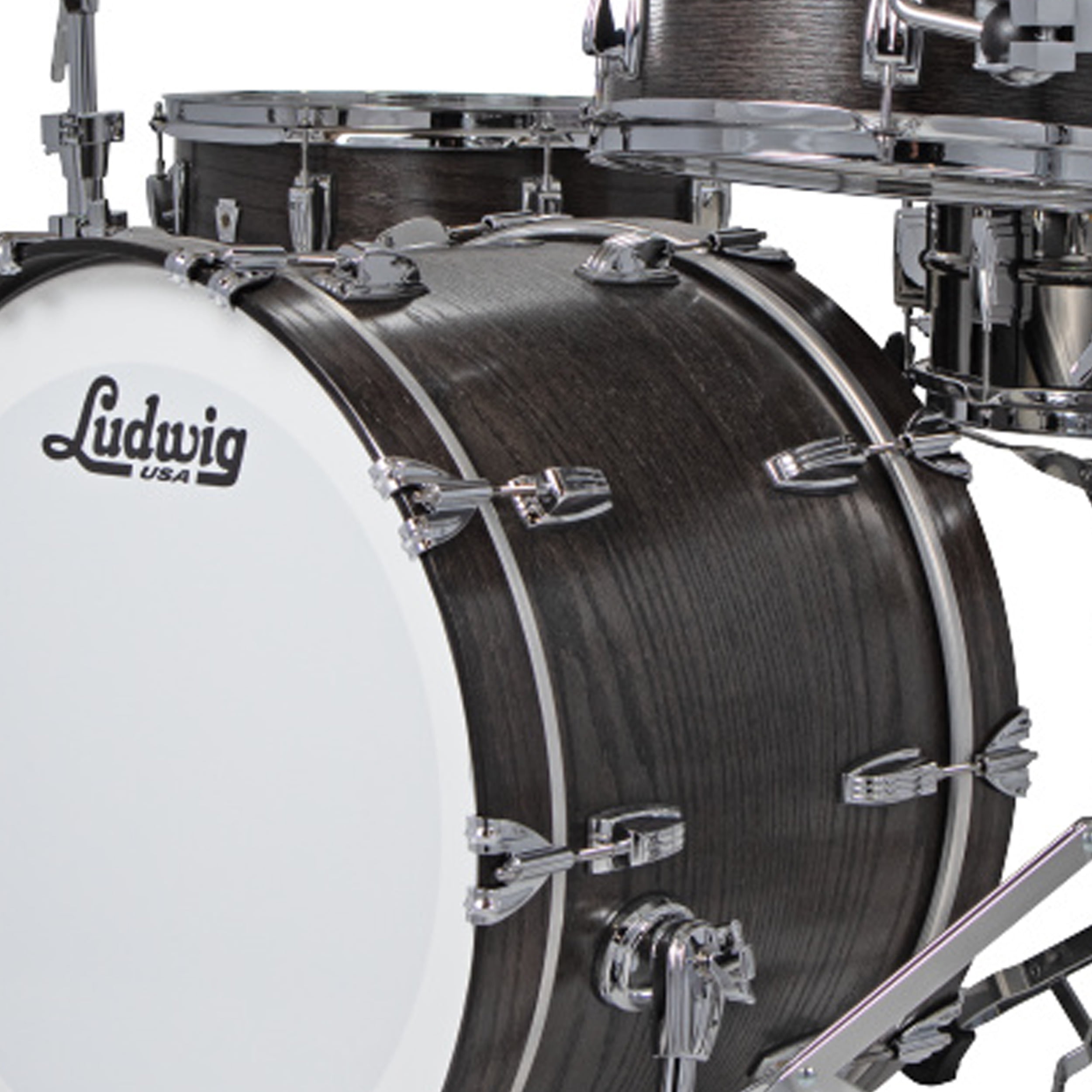 Ludwig Classic Oak 3-Piece Fab Shell Pack With 22" Bass Drum Smoke