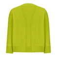 thumbnail image 5 of Lixiuxyad Womens Cardigans Women's Lightweight Lace Crochet Cardigan 3/4 Sleeve Knit Shawl Top,Green, 5 of 6