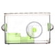 thumbnail image 3 of Jaula grande para hámster de acrílico con ventilación de lujo y abertura verde, 3 of 9