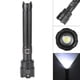 thumbnail image 4 of Linterna LED P90 superbrillante IPX4 resistente al agua, linterna táctica con Zoom y carga USB con pantalla de alimentación para acampar al aire libre, color negro, 4 of 14
